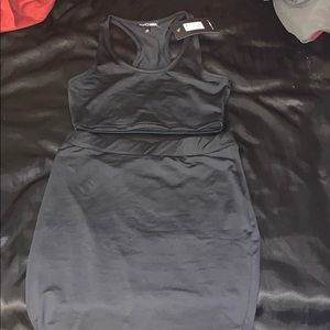 Fashion Nova Heart Sigh Skirt Set